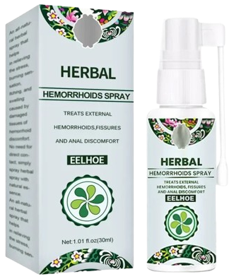 Natural herbal hemorrhoids spray