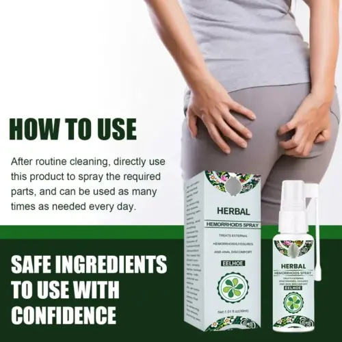 how to use Eelhoe hemorrhoids spray (step 2)